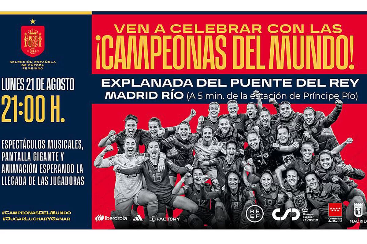 The plan of the party of the champions today in Madrid
