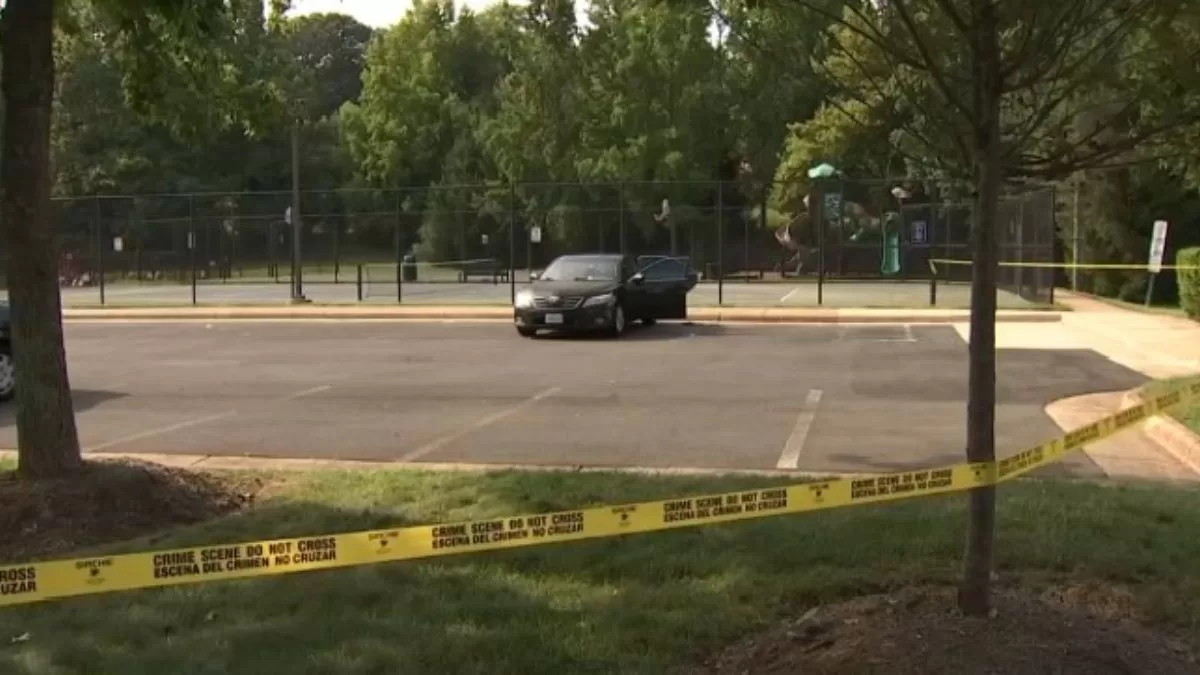 They search for the person responsible for killing a teenager near a playground in Woodbridge
