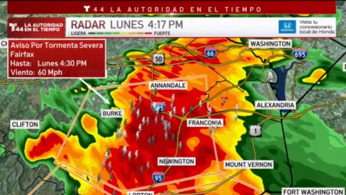 Tornado warnings issued for Maryland and Virginia counties after severe thunderstorms
