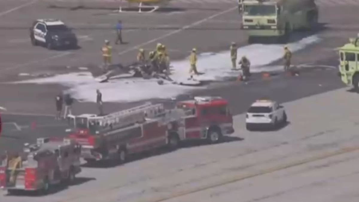 Two people dead after plane crash at Van Nuys airport
