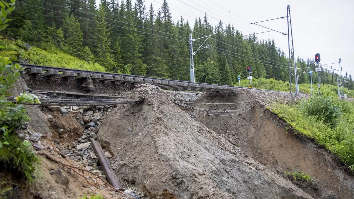 Unusual summer storm triggers landslides in Norway, floods port in Sweden
