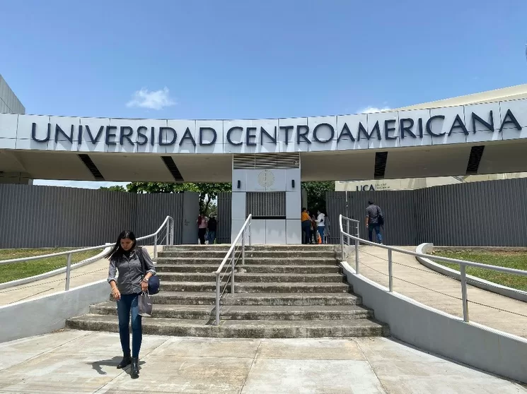 La Universidad Centroamericana en Managua, Nicaragua, el 16 de agosto de 2023. Foto Afp
