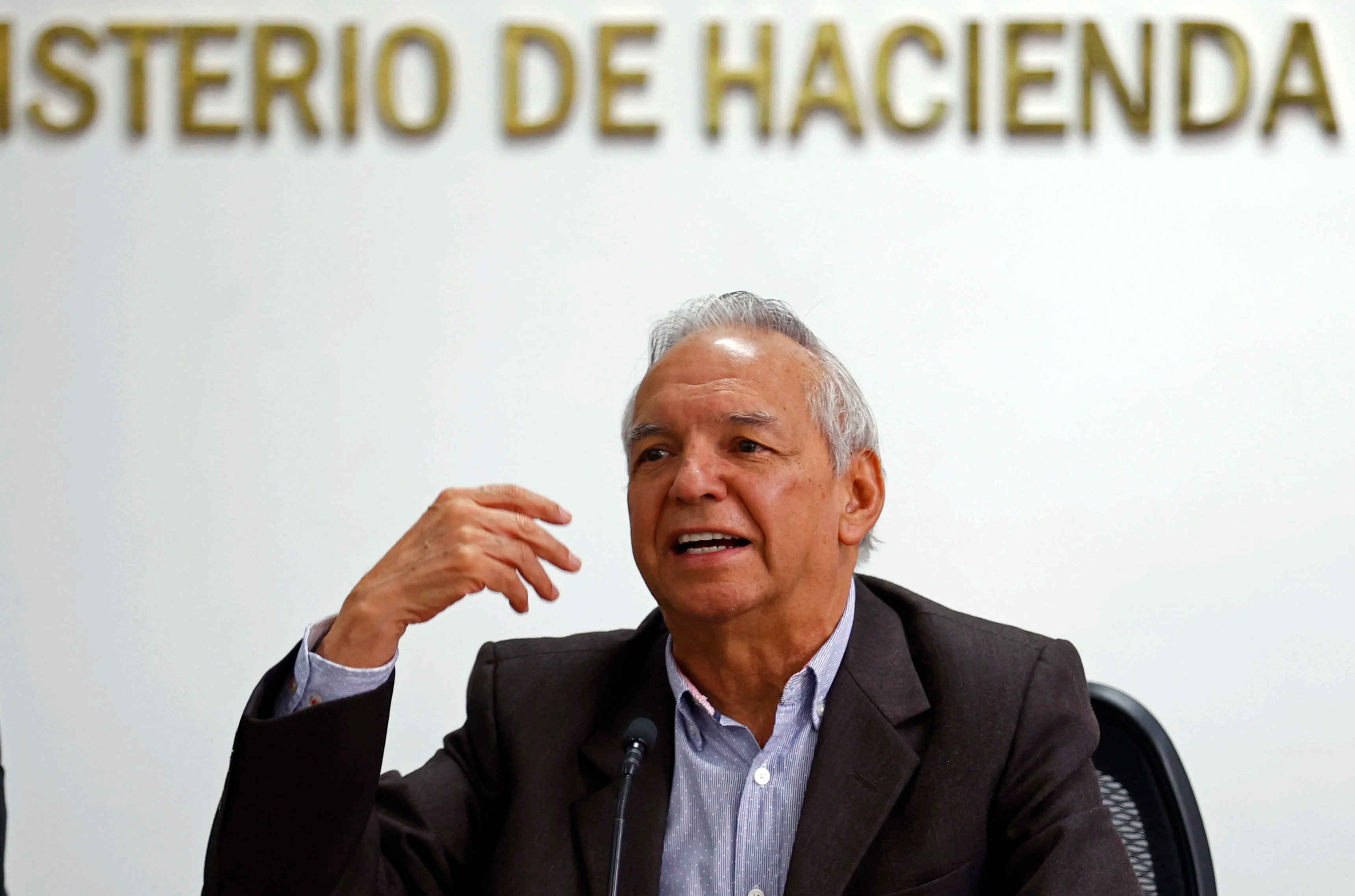 The Minister of Finance and Public Credit of Colombia, Ricardo Bonilla, in a file photograph.  EFE/Mauricio Duenas Castañeda
