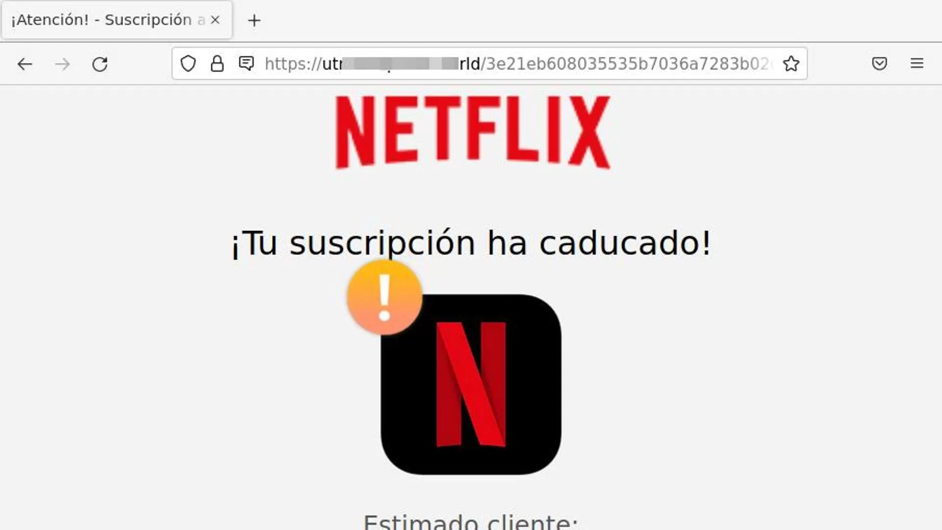 "Your subscription has expired": Netflix customers are alerted to a new scam
