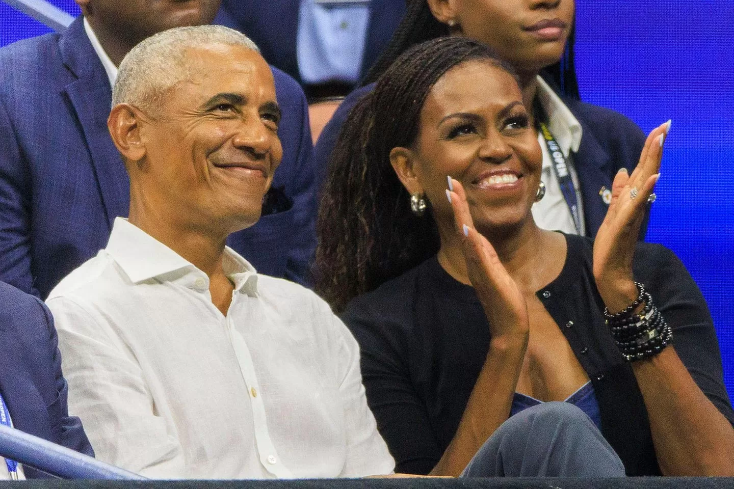 Read more about the article Barack + Michelle Obama: Barack and Michelle Obama have tennis fever