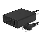 Belkin 108W GaN USB Multi-Device Charging Station Fast Charger with 2X USB-C and 2X USB-A Dock/Hub for MacBook, Pro, Air, iPhone, Pro, Max, Mini, iPad Pro, Air, Galaxy and other devices