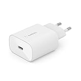 Belkin BoostCharge 25W Charger with PPS (USB-C Power Delivery, Fast Charger for iPhone, Samsung, Galaxy Tab, iPad and Other Devices)