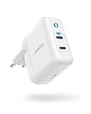Anker PowerPort III Duo, compact 40W double-port Type-C wall charger with PowerIQ 3.0, Power Delivery, compatible with iPhone 13/13 Mini/13 Pro/13 Pro Max/12/11, Galaxy, Pixel, iPad/iPad Mini