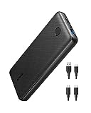 Anker 525 Power Bank, external USB-C battery with 20000mAh 20W Power Delivery, compatible with iPhone 12/12 Pro / 12 Pro Max / 8 / X/XR, Samsung Galaxy, iPad Pro 2018, and more, A1287, Black
