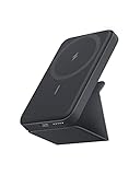 Anker 622 Magnetic Wireless Power Bank (MagGo), 5000mAh Foldable Magnetic Power Bank with USB-C for iPhone 13 and 12