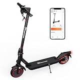 EVERCROSS EV85F e-scooter with street approval (ABE), foldable electric scooter for adults with APP - 400W motor, 7.8AH battery, 15KG weight, max load 120kg, dual brake, two shock absorbers