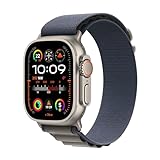 Apple Watch Ultra 2 GPS + Cellular, 49mm Titanium Case, Alpine Loop Blue - Medium