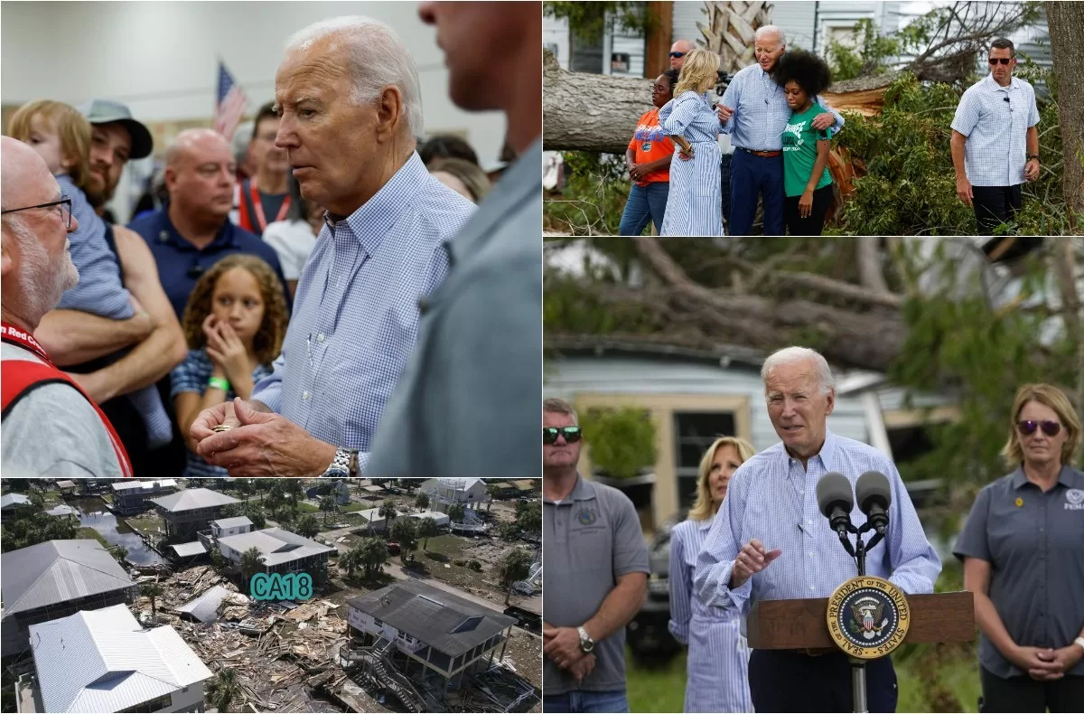President Biden's Visit to Florida After Hurricane Damage