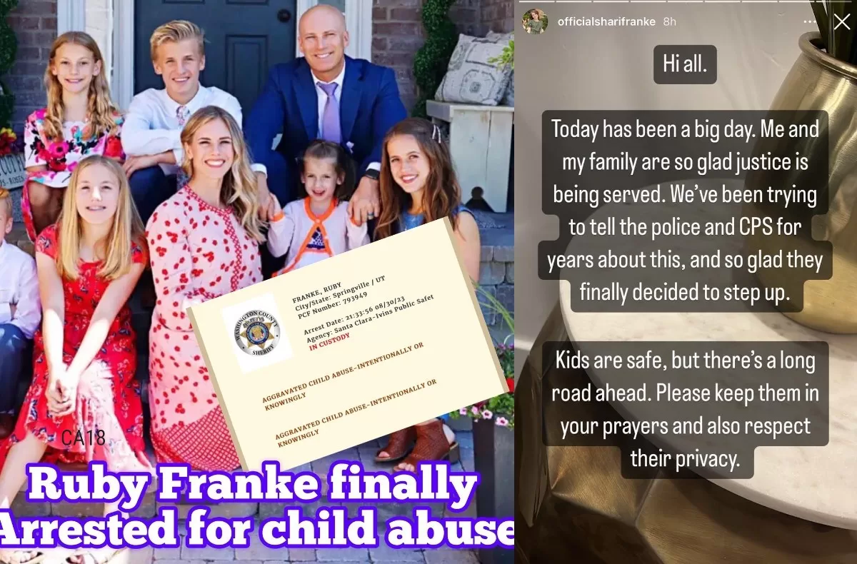 Ruby Franke Arrested For Child Abuse Charge