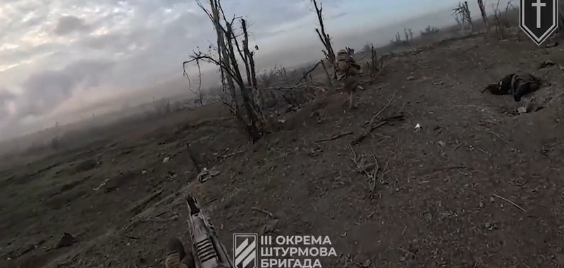 Read more about the article VIDEO Rare images of the liberation of the village of Andriivka, filmed with a GoPro camera / The settlement is simply devastated
