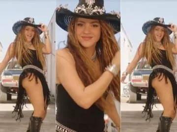 You are currently viewing Shakira previews a fragment of ‘El Jefe’, her song with Fuerza Regida: the lyrics and the video clip