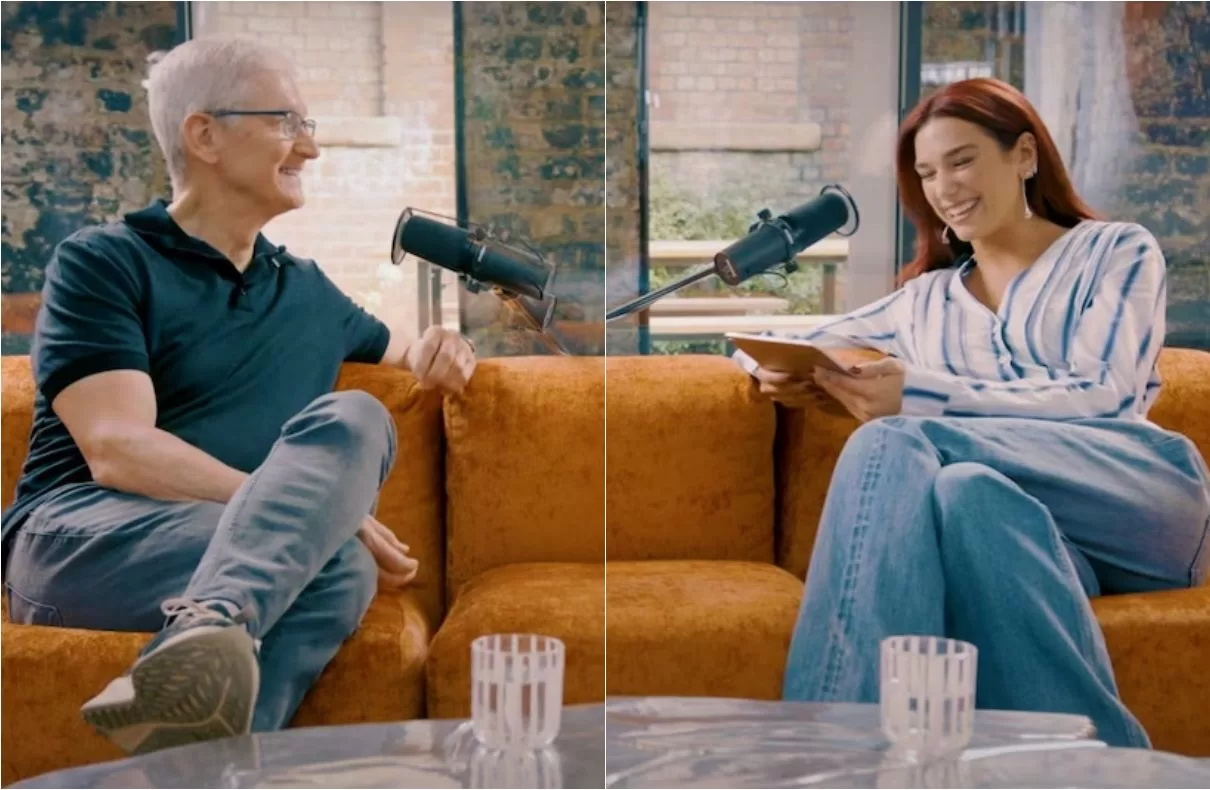 Apple CEO Tim Cook Joins Dua Lipa For Candid Interview