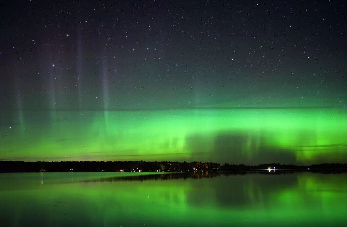 Northern Lights in US on Saturday Night