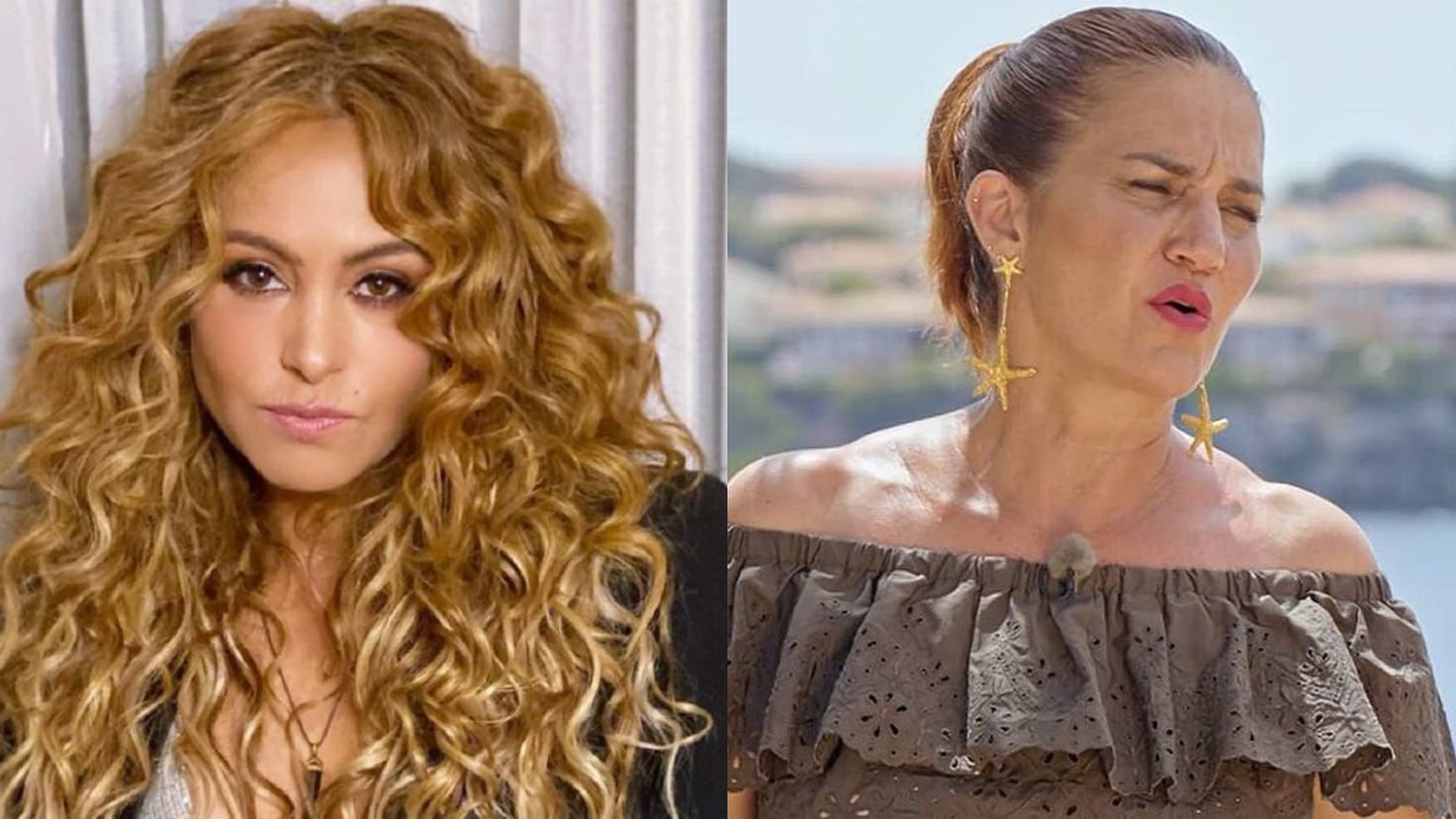 Paulina Rubio, against Samantha Vallejo-Ngera, from MasterChef: They assume that you are an oak

