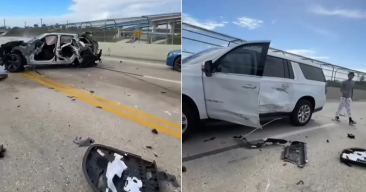 Brutal accident in Miami
