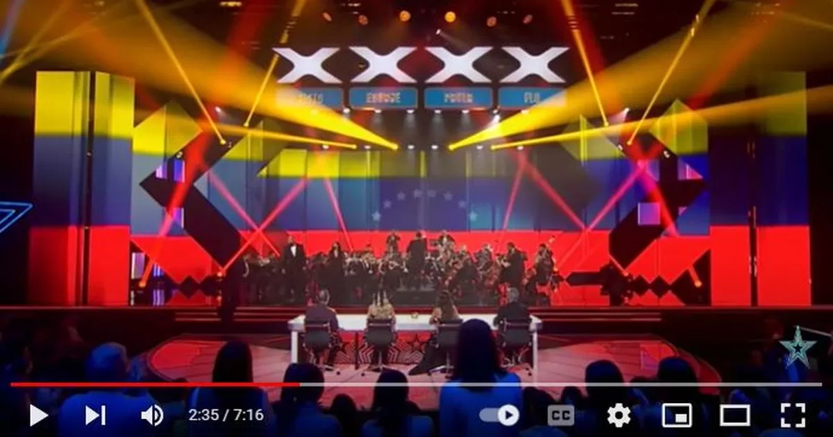 Carlos Cruz-Diez Orchestra pays tribute to Venezuelan folklore on Got Talent Spain

