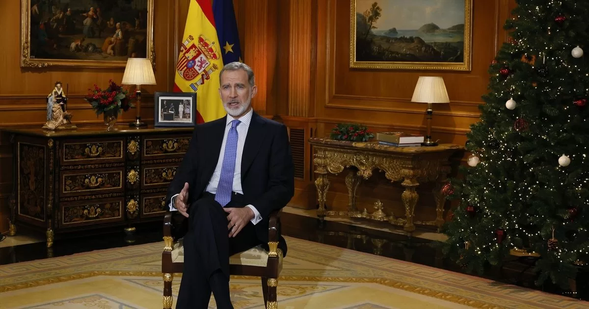 Christmas message from Felipe VI reports loss of audience
