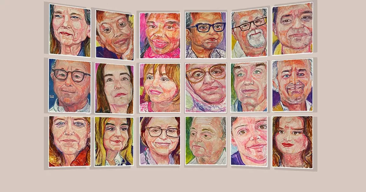 Emotional art exhibition in Miami for Human Rights
