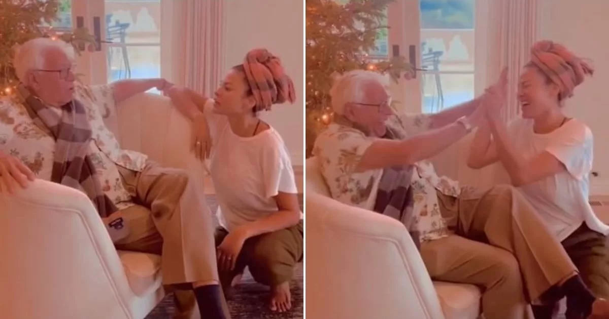 Eva Mendes and her Cuban father conquer the networks with a funny video
