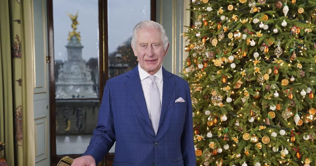King Charles III shares Christmas message with sustainable decoration
