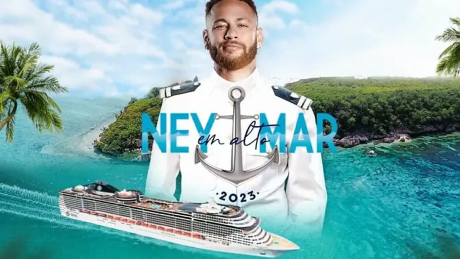 Neymar's cruise, the most anticipated of all time: three days of partying, casino and concerts
