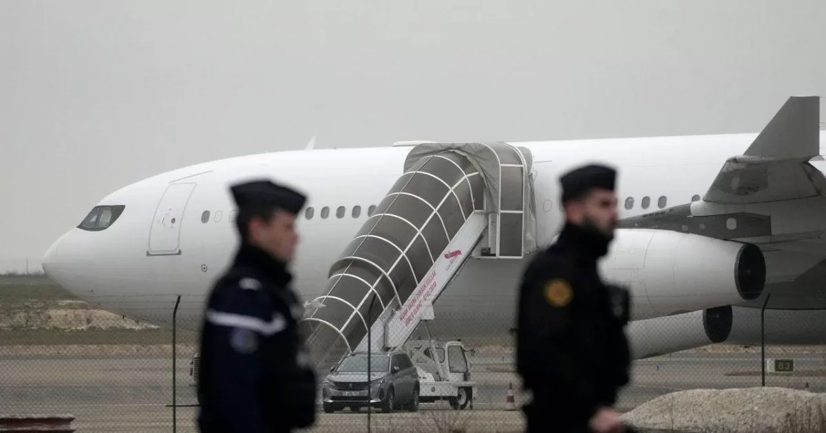 Plane detained in France for human trafficking investigation leaves for India
