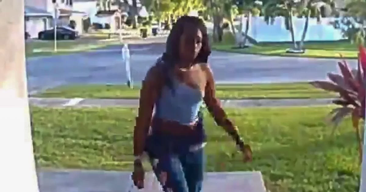 Police release video of alleged package thief, see how she acted
