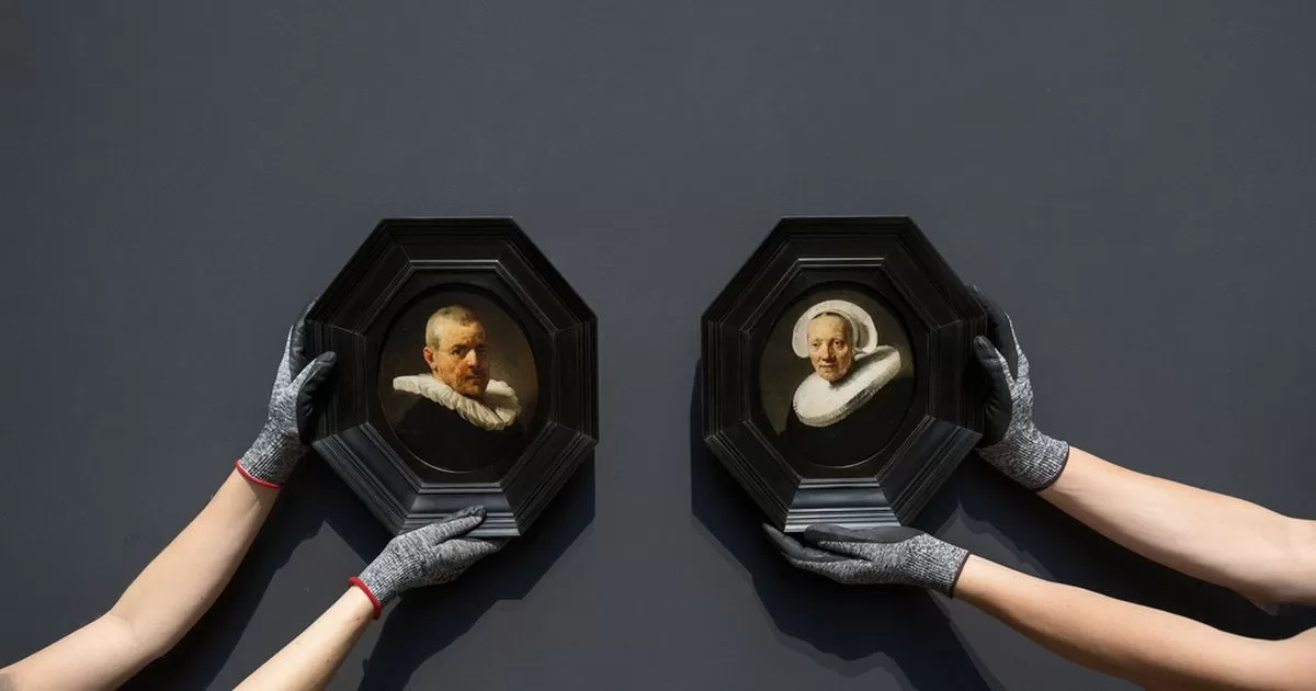 Portraits of the artist Rembrandt exhibited in Holland
