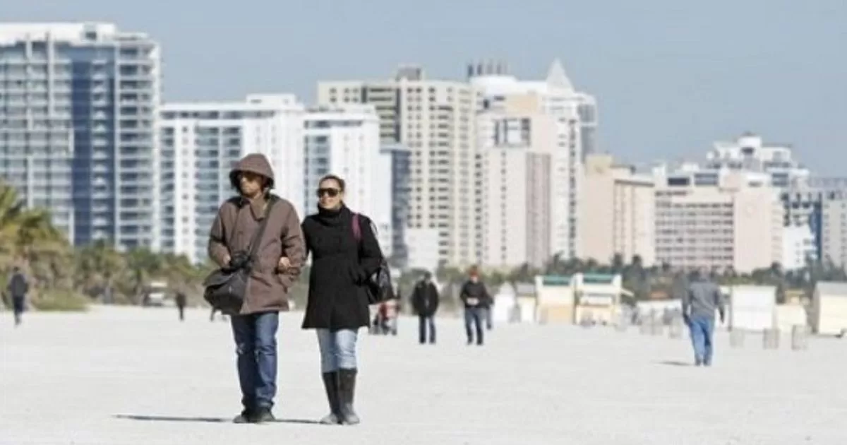 South Florida with winter temperatures, until when should you bundle up?