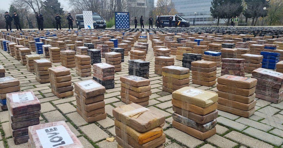 Spain seizes 11 tons of cocaine
