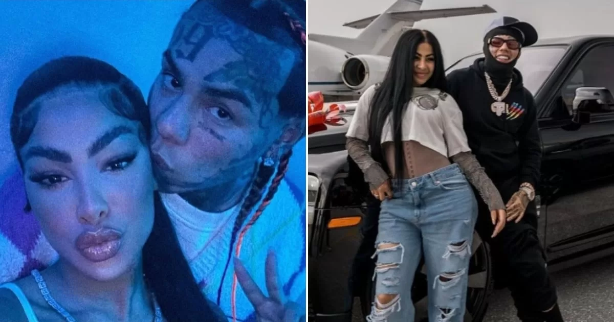 Tekashi 6ix9ine and Yailin party together in Miami to celebrate music launch
