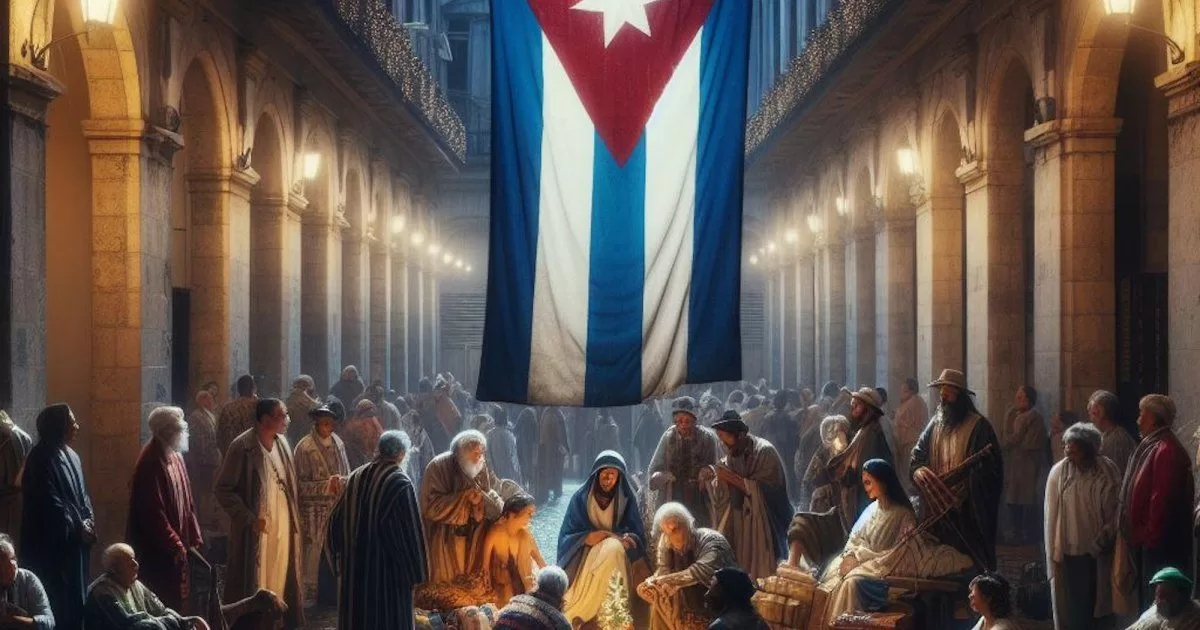 The Cuban people feel that they are traveling in the middle of the night

