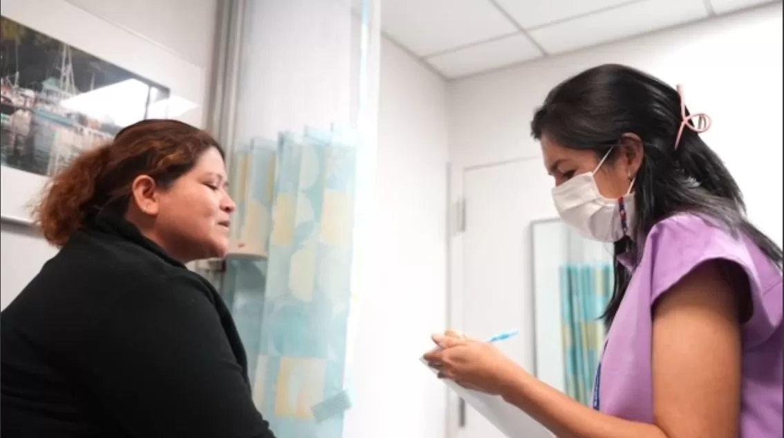 The health of immigrants when they arrive in the city
