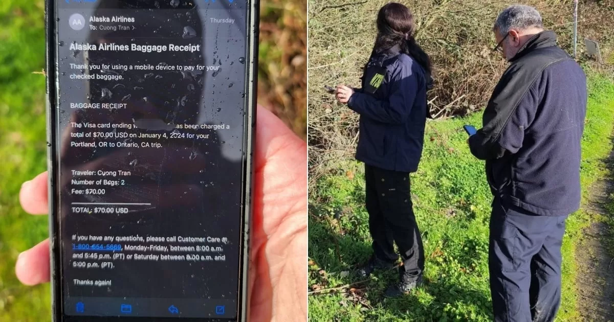 An iPhone that fell from a height of 5,000 meters from the crashed Alaska Airlines plane appears intact
