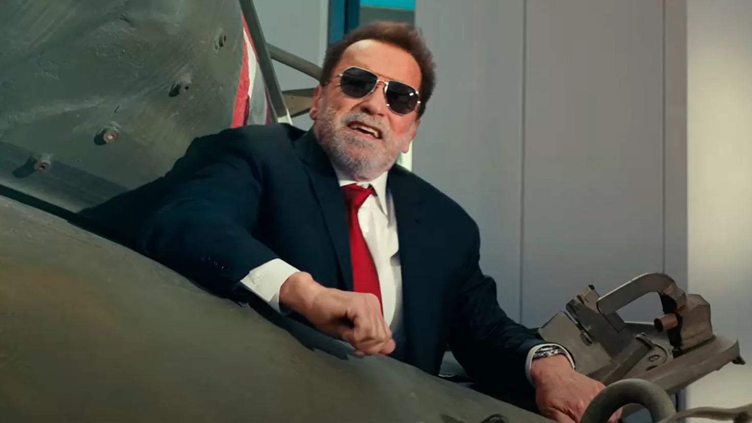Arnold Schwarzenegger, detained, interrogated and fined at a German airport
