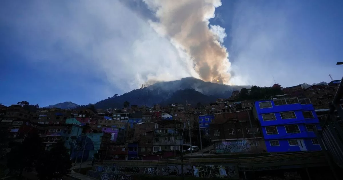 Colombia receives international aid due to a wave of fires
