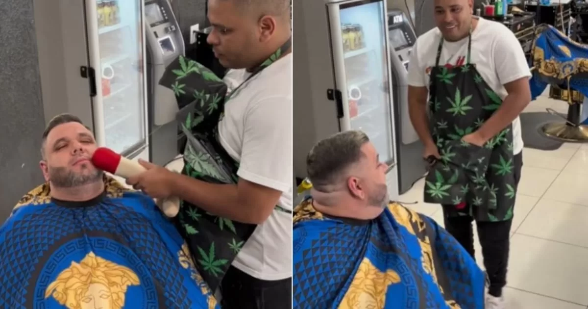 Cuban barber prank on King the Magician in Miami
