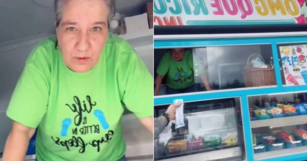 Cubana makes a living from her ice cream sales business in the US.
