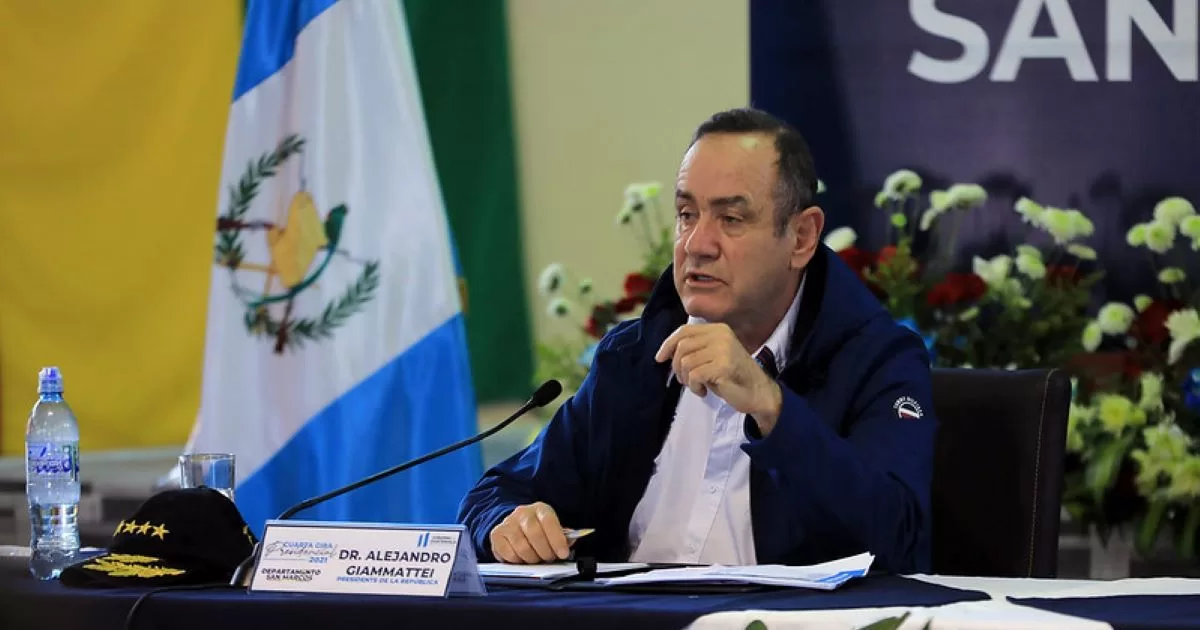 Giammattei rejects foreign interference in Guatemala

