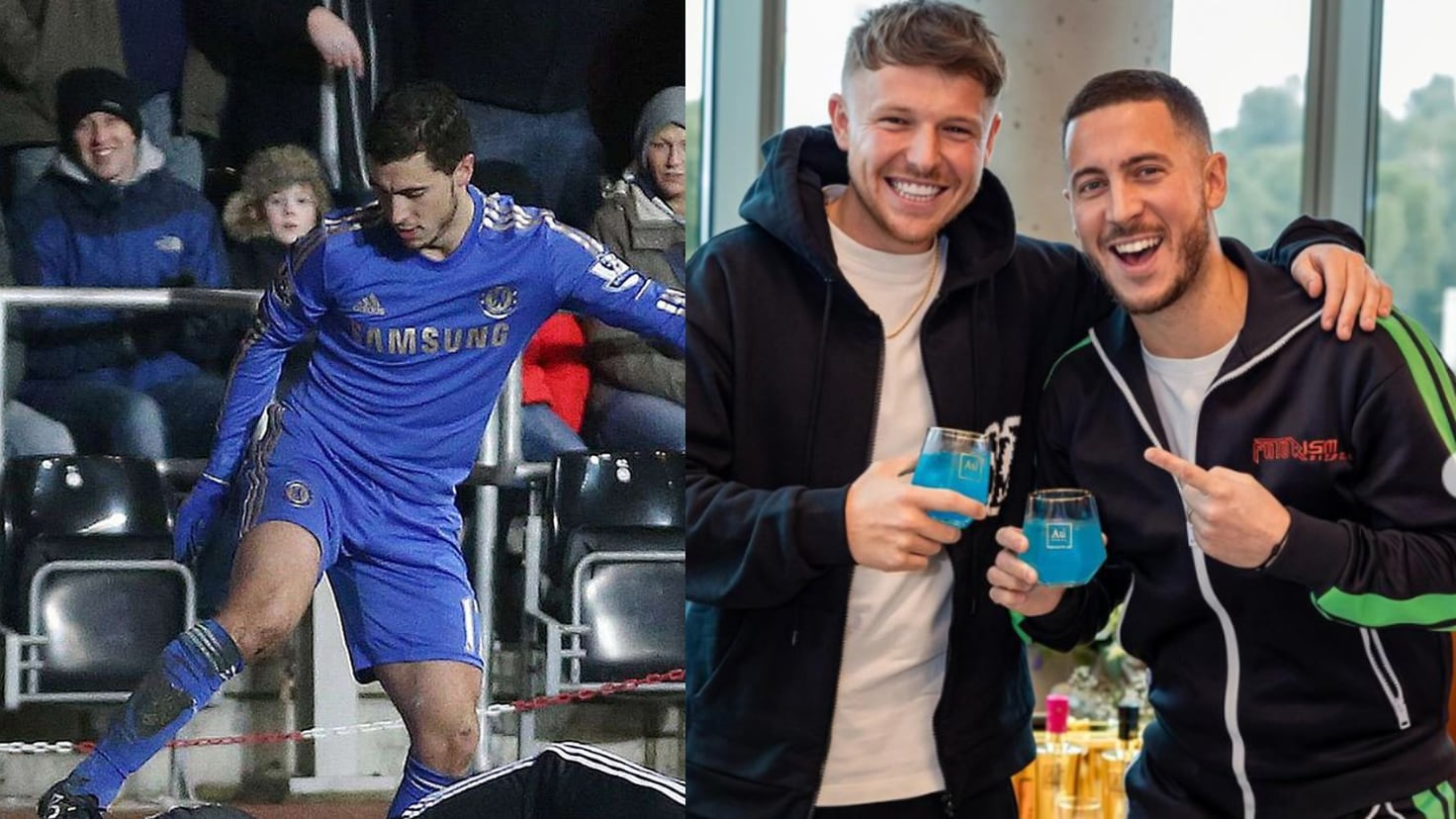 Hazard and the ball boy he attacked: The good thing about retirement is catching up with old friends
