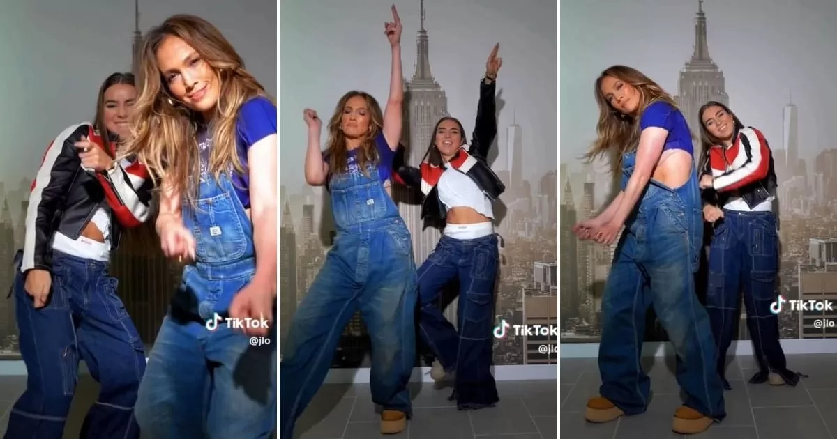 Jennifer Lopez's dance on TikTok next to Enola Bedard goes viral
