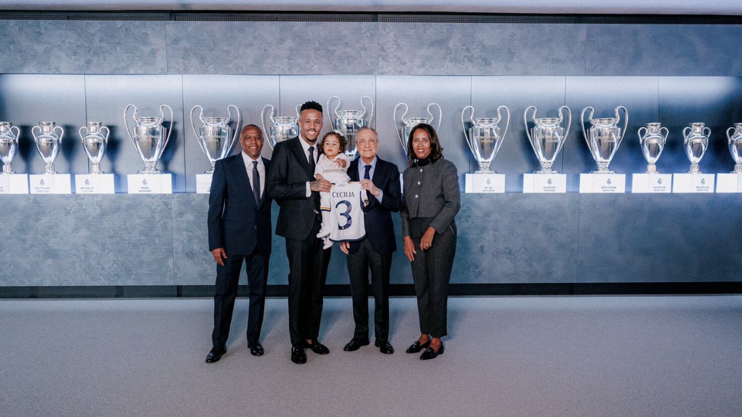Militao's daughter signs for Real Madrid: She negotiated with the president and she has already been presented
