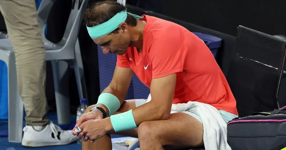 Nadal raises concern after suffering injury in loss in Brisbane
