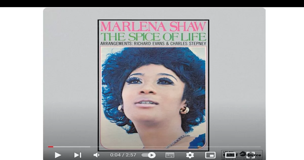 Singer Marlena Shaw, famous for the song California Soul, dies
