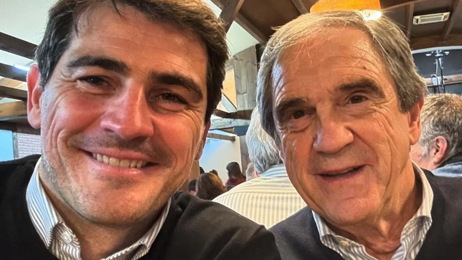 This was the meeting of two legendary goalkeepers: Casillas and Arconada inaugurate a cider house
